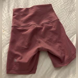 COPY - Lululemon 6 inch biker shorts wunder under
